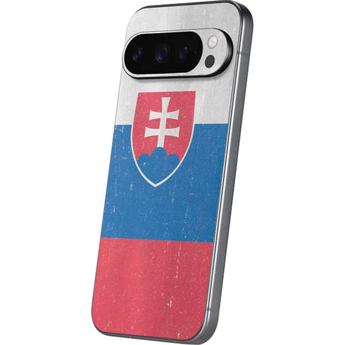 Slovakia Flag Distressed Google Pixel 9 Pro Skin